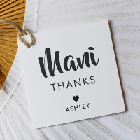 Etiquetas de Agradecimento Mani, Kit de Manicure E
