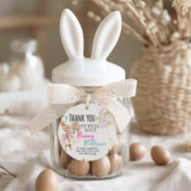 Etiquetas de Aniversário da Bailarina Coelha