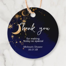 Para Lembrancinhas Etiquetas de Cartões de agradecimentos de lua e es