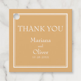 Para Lembrancinhas Etiquetas de Favor Amarelo Moderno Minimalista