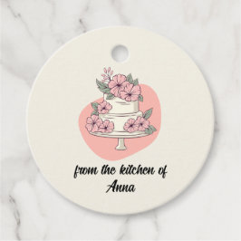 Para Lembrancinhas Etiquetas de Favor de Bolo Doce