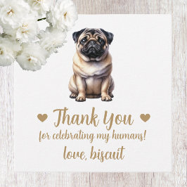 Para Lembrancinhas Etiquetas de Favor de Casamento de Cachorro Pug Pe