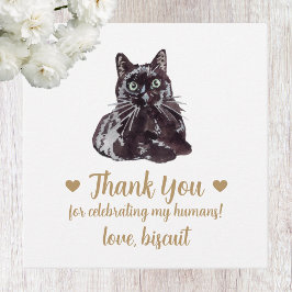 Para Lembrancinhas Etiquetas de Favor de Casamento de Gato Preto Pers