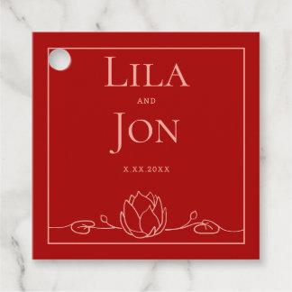 Para Lembrancinhas Etiquetas de Favor de Casamento Personalizado do L