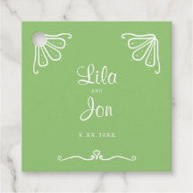 Etiquetas de Favor de Casamento Personalizado Tube