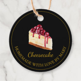 Para Lembrancinhas Etiquetas de Favor de Cheesecake de Dessert Caseir