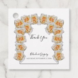 Para Lembrancinhas Etiquetas de Favor de Presente de Rosas Laranja