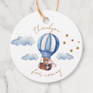 Para Lembrancinhas Etiquetas de Favor de Urso de Pelúcia Obrigado por