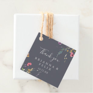 Para Lembrancinhas Etiquetas de Favor do Casamento Floral Selvagem Cl
