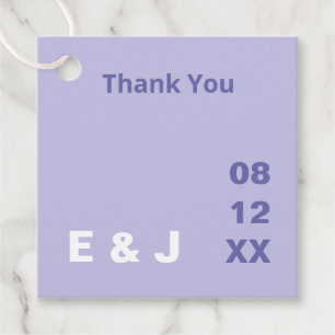Para Lembrancinhas Etiquetas de Favor do Casamento Roxo da Lavanda Mo