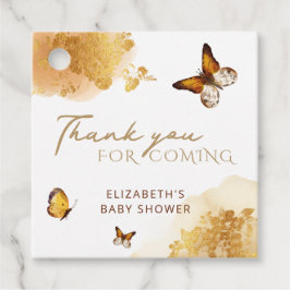 Para Lembrancinhas Etiquetas de Favor do Chá de fraldas Butterfly