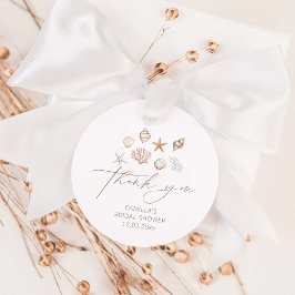 Para Lembrancinhas Etiquetas de Favor do Chá de panela Costeiro de Ve