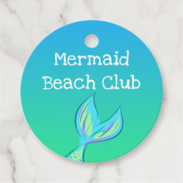 Para Lembrancinhas Etiquetas de Favor do Mermaid Beach Club