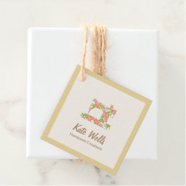 Para Lembrancinhas Etiquetas de Favor Máquina de Costura Floral Costu