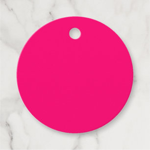 Para Lembrancinhas Etiquetas de Favor Personalizadas Rosa Neon - Eleg