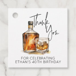 Para Lembrancinhas Etiquetas de Favoritos de aniversário de 40 anos P