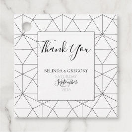 Para Lembrancinhas Etiquetas de Favoritos de Casamento Geométrico do 