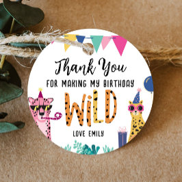 Para Lembrancinhas Etiquetas de Festa de aniversário de animais de fe