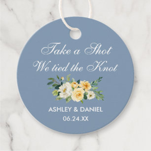 Para Lembrancinhas Etiquetas de Frasco Azul Dusty Casamento Floral Br