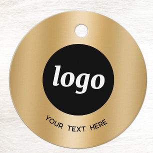 Para Lembrancinhas Etiquetas de Preço de Negócios com Logotipo e Text