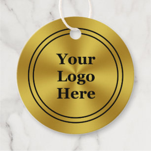 Para Lembrancinhas Etiquetas de Preço Dourado Moderno Faux
