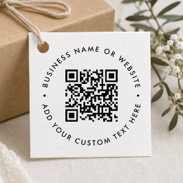 Para Lembrancinhas Etiquetas de Presente com QR Code | Etiquetas de E