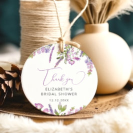 Para Lembrancinhas Etiquetas de presente de agradecimento Lilás Roxo 