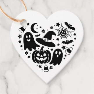 Para Lembrancinhas Etiquetas de presente de Halloween, etiquetas de p