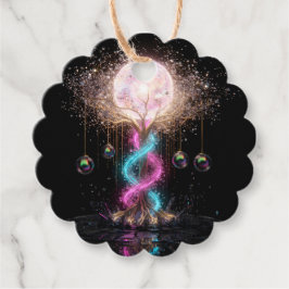 Para Lembrancinhas Etiquetas de Presente Florais Neon Elétricas de Lu