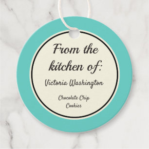Para Lembrancinhas Etiquetas de presentes de Comida de cozinha person