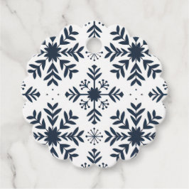 Para Lembrancinhas Etiquetas de presentes de Natal em Floco de Neve