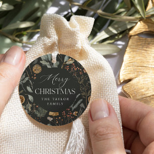 Para Lembrancinhas Etiquetas de presentes de Natal Personalizadas e B