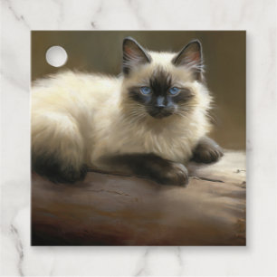 Para Lembrancinhas Etiquetas de presentes do Siamese Kitten, o blogue