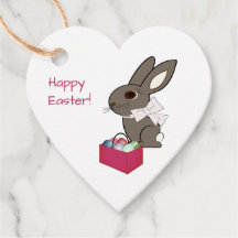 Etiquetas de presentes em forma de coração de felz