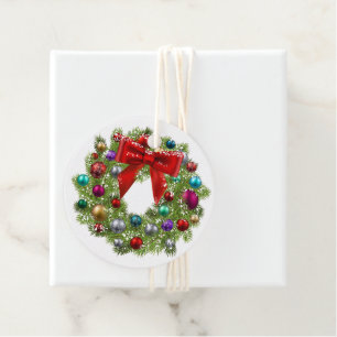 Para Lembrancinhas Etiquetas de presentes no Natal - Marcas de favore