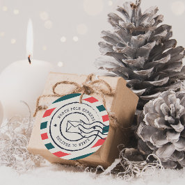 Para Lembrancinhas Etiquetas de presentes personalizadas do Polo Nort