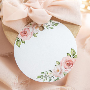 Para Lembrancinhas Etiquetas de suco em branco barra Mimosa rosa flor