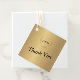 Para Lembrancinhas Etiquetas de travamento Dourado ao quadrado da emp