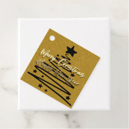 Para Lembrancinhas Etiquetas Pretas Douradas Personalizadas