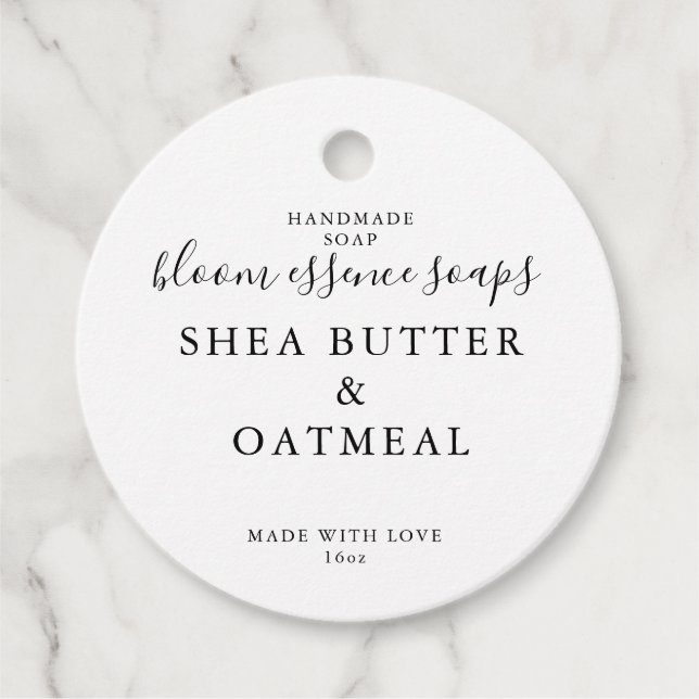 Para Lembrancinhas Etiquetas Soap (Frente)