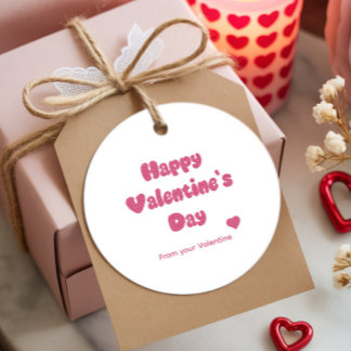Para Lembrancinhas Feliz Dia dos Namorados Etiquetas de Favor Glitter