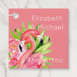 Para Lembrancinhas Flamingos Tropicais Favorecem Etiquetas de Embalag