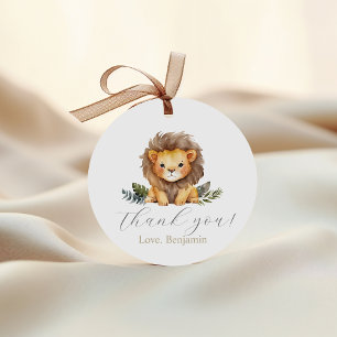 Para Lembrancinhas Lion Wild Um Aniversário Favorece Etiquetas