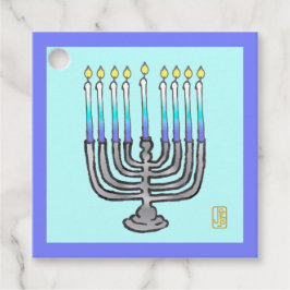 Para Lembrancinhas Menorah Whimsical Favorece Etiquetas
