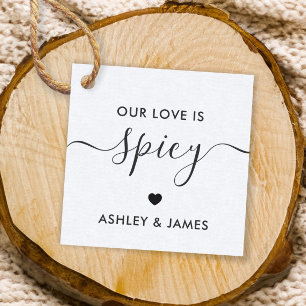 Para Lembrancinhas Nossas Etiquetas de Favor de Casamento Amor Picant