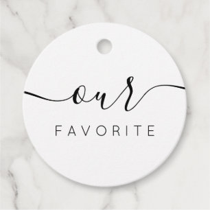 Para Lembrancinhas Nossas Etiquetas de Favorito de Saco de Boas-Vinda