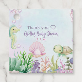 Para Lembrancinhas O Mar Cinto Cria Etiquetas de Favor do Chá de fral