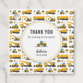 Para Lembrancinhas Obrigado Favorecer Etiquetas de Construção Tema de