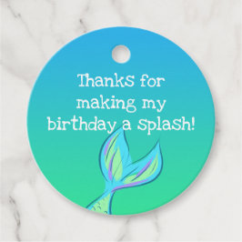 Para Lembrancinhas Obrigados Sereia Favorecem Etiquetas