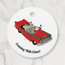 Para Lembrancinhas Papais noeis Vermelhos/Verdes Nas Etiquetas Favorá